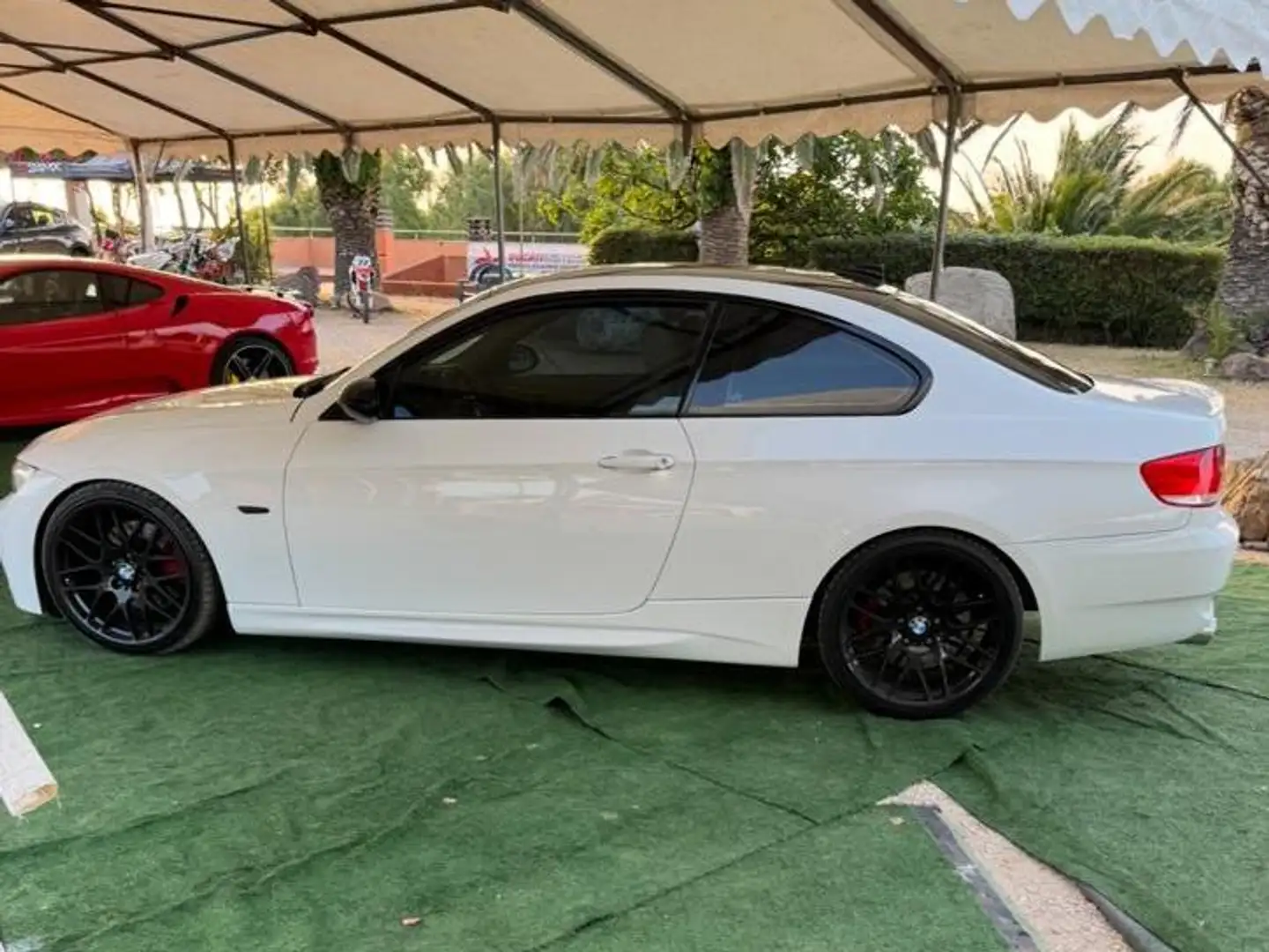 BMW 335 335d Coupe Msport auto Bianco - 2