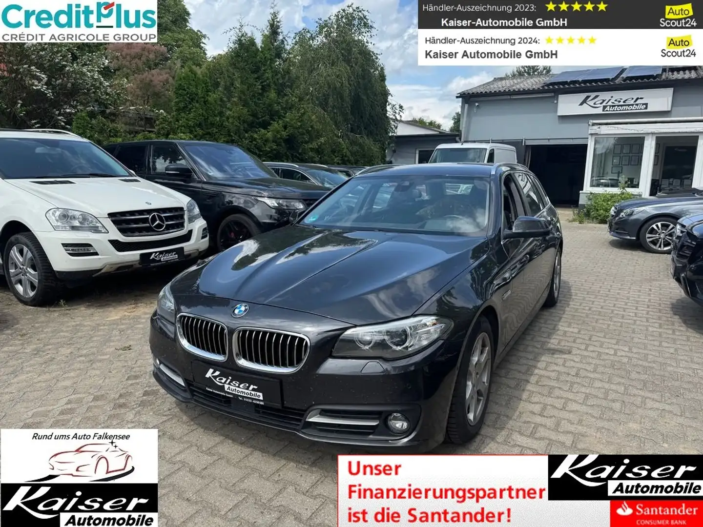 BMW 525 d-SoftClose-Komfortzugang-HeadUp-AHK-Navi-Kamera- Gri - 1