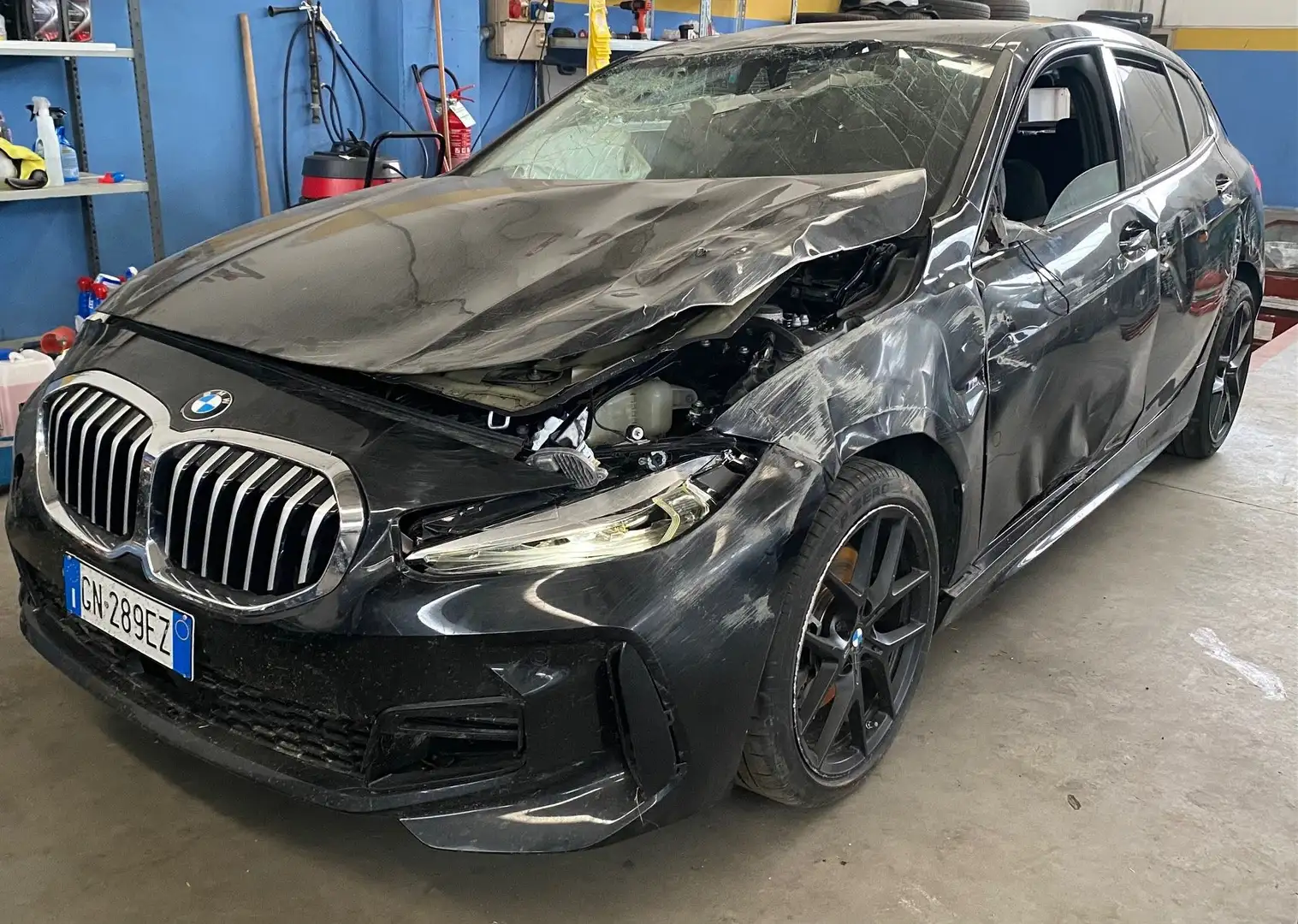 BMW 116 Serie 1 F40 116d Msport auto Nero - 1