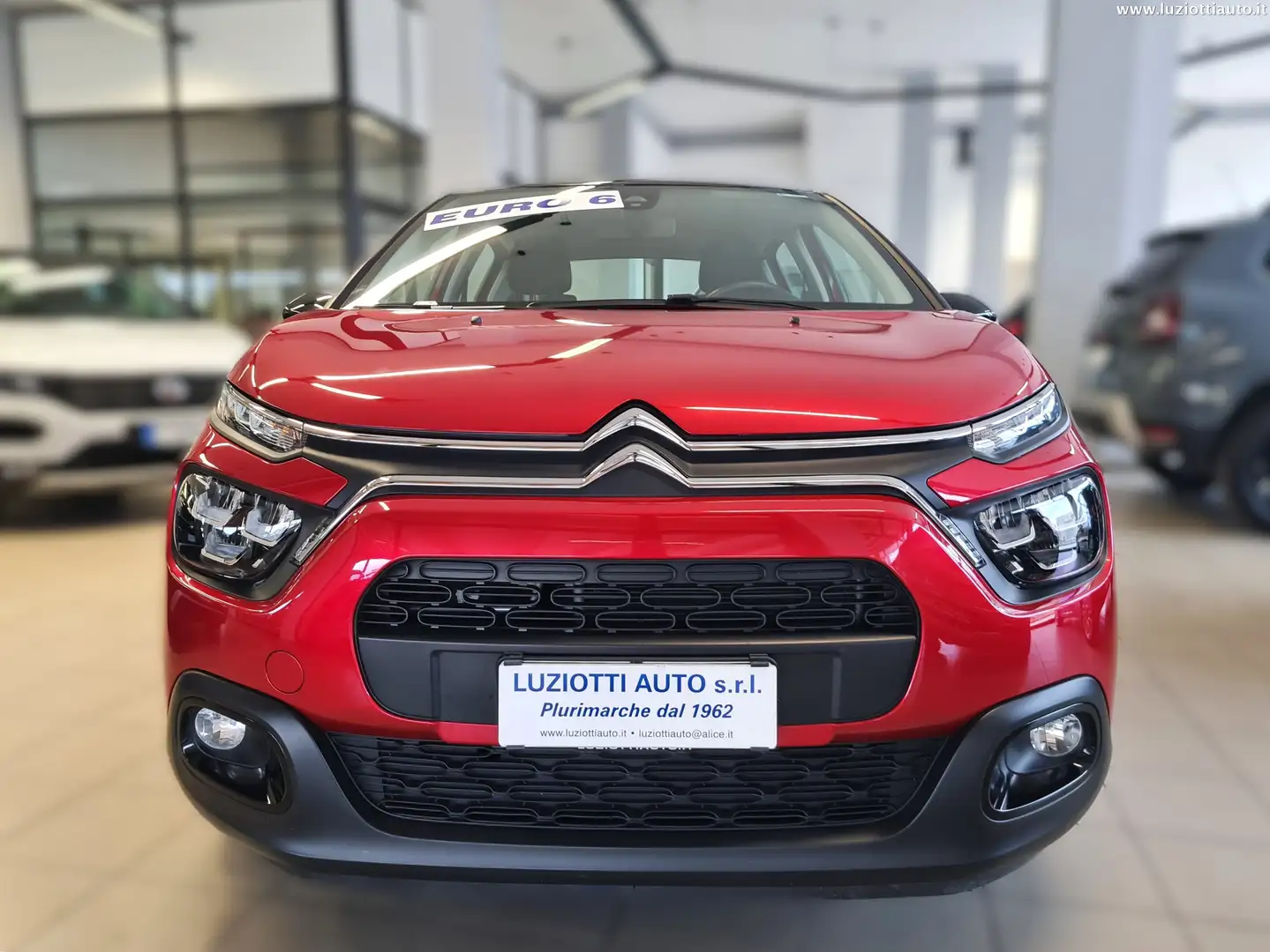 Citroen C3 CITROEN C3 1.2 SHINE 82CV OK NEOPATENTATI Rosso - 1