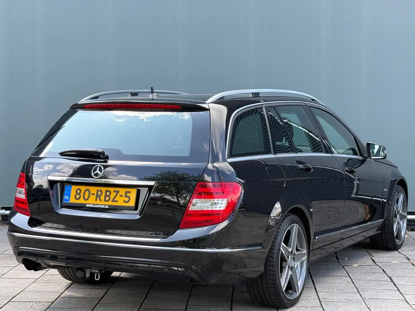 Mercedes-Benz C 180 Estate BWJ 2011 | 157PK Avantgarde AUTOMAAT | LEER Zwart - 2