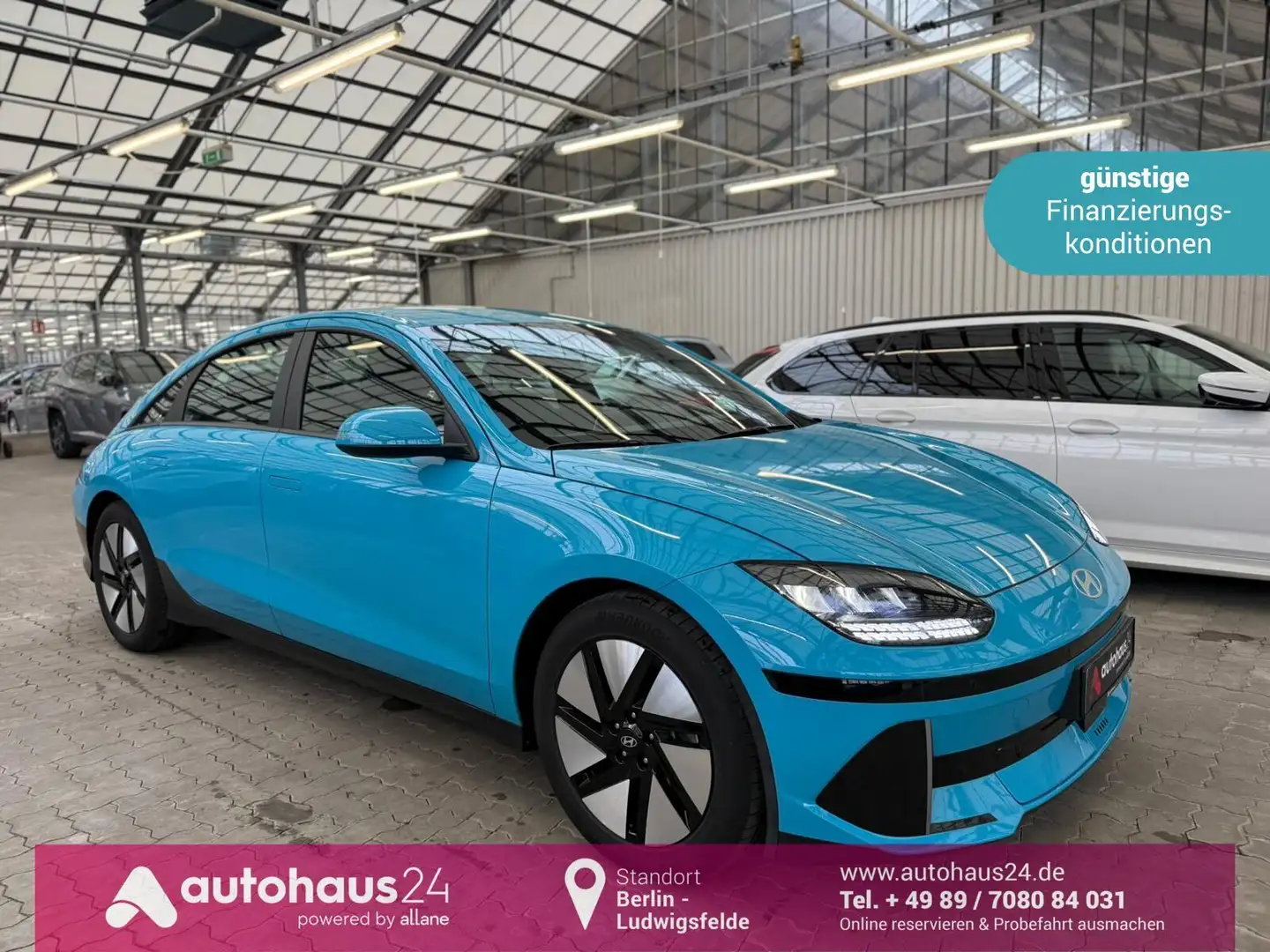 Hyundai IONIQ 6 Elektro  53 kWh|ACC|LED|Kamera Bleu - 1