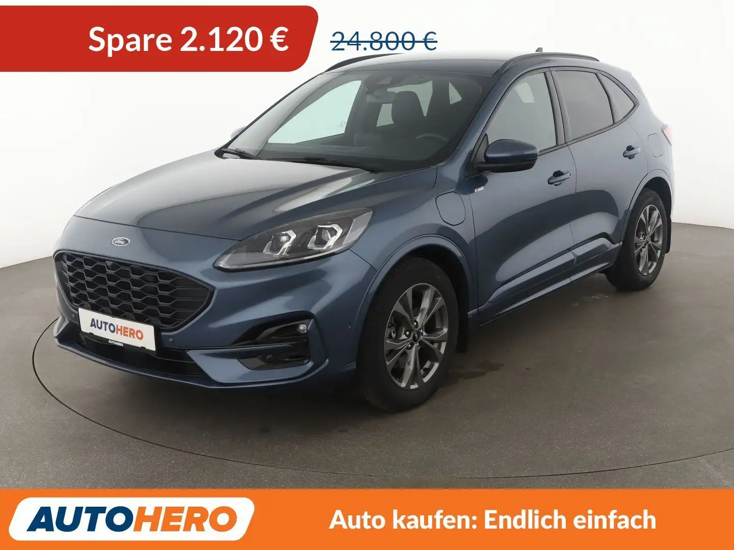 Ford Kuga 2.5 Plug-in Hybrid ST-Line X Aut.*NAVI*HEAD-UP*LED Blau - 1