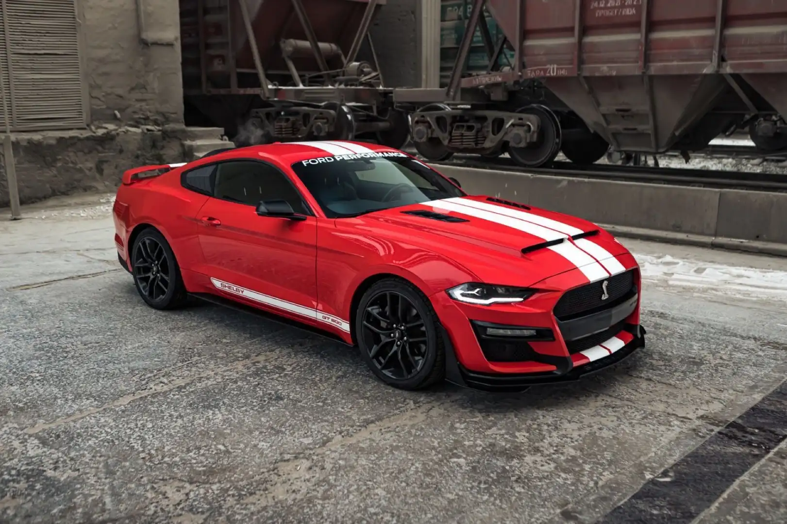 Ford Mustang Fastback 2.3 ecoboost 317cv auto Red - 1