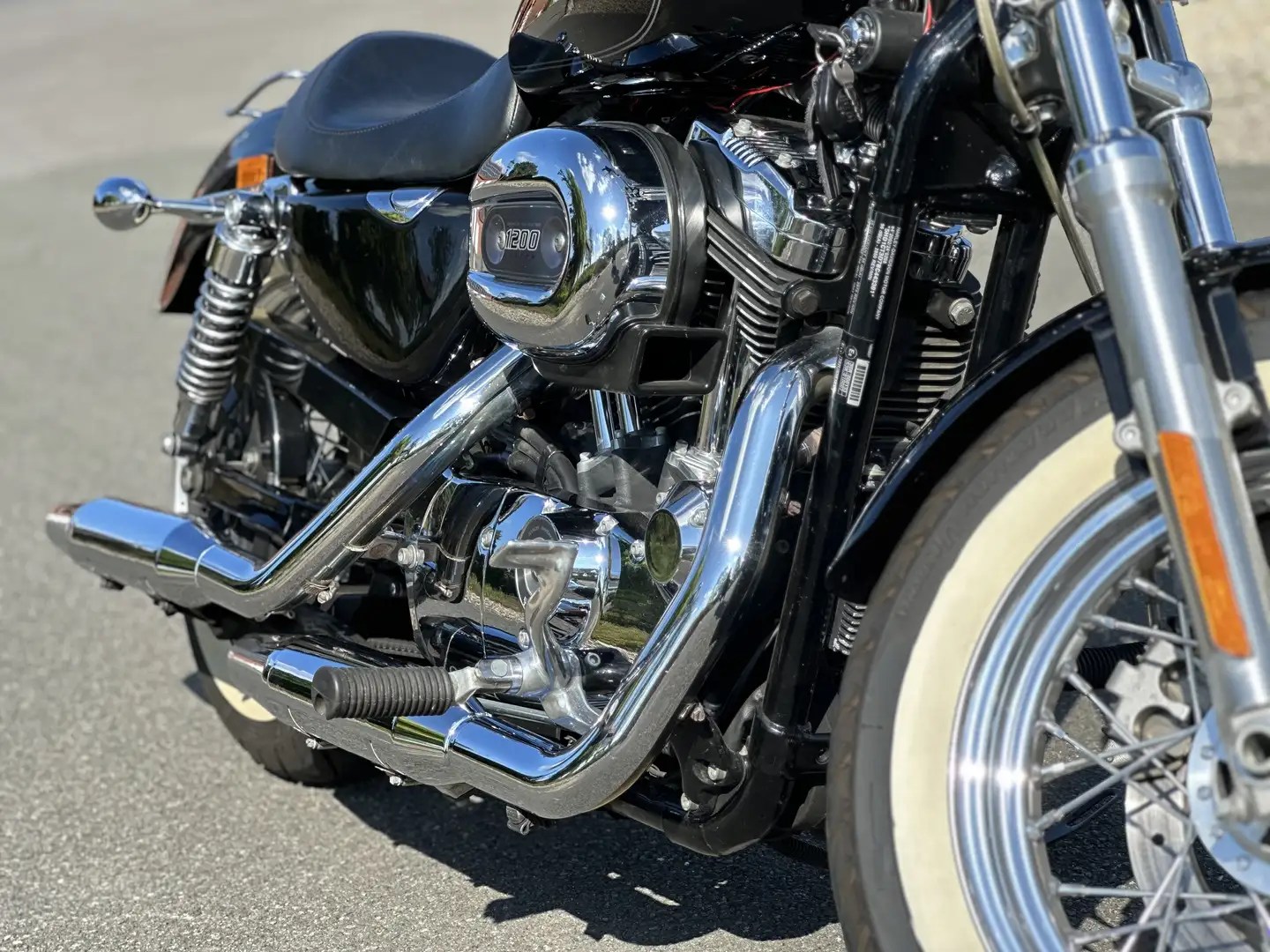 Harley-Davidson Sportster 1200 Custom angebot bis ende Juni Nero - 2