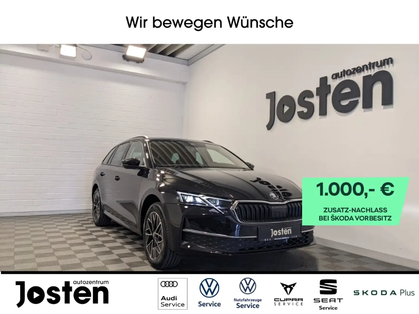 Skoda Octavia Combi Selection 1.5TSI Matrix-Beam AHK FahrAss+ Di Schwarz - 1