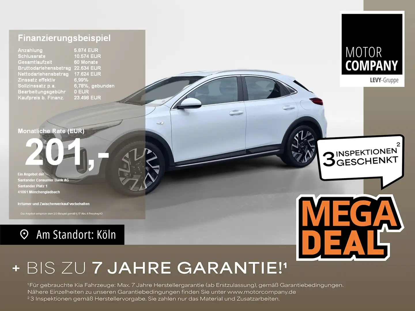 Kia XCeed 1.5 T-GDI Vision +MY25+DCT+Allwetter+Navi+R Weiß - 1