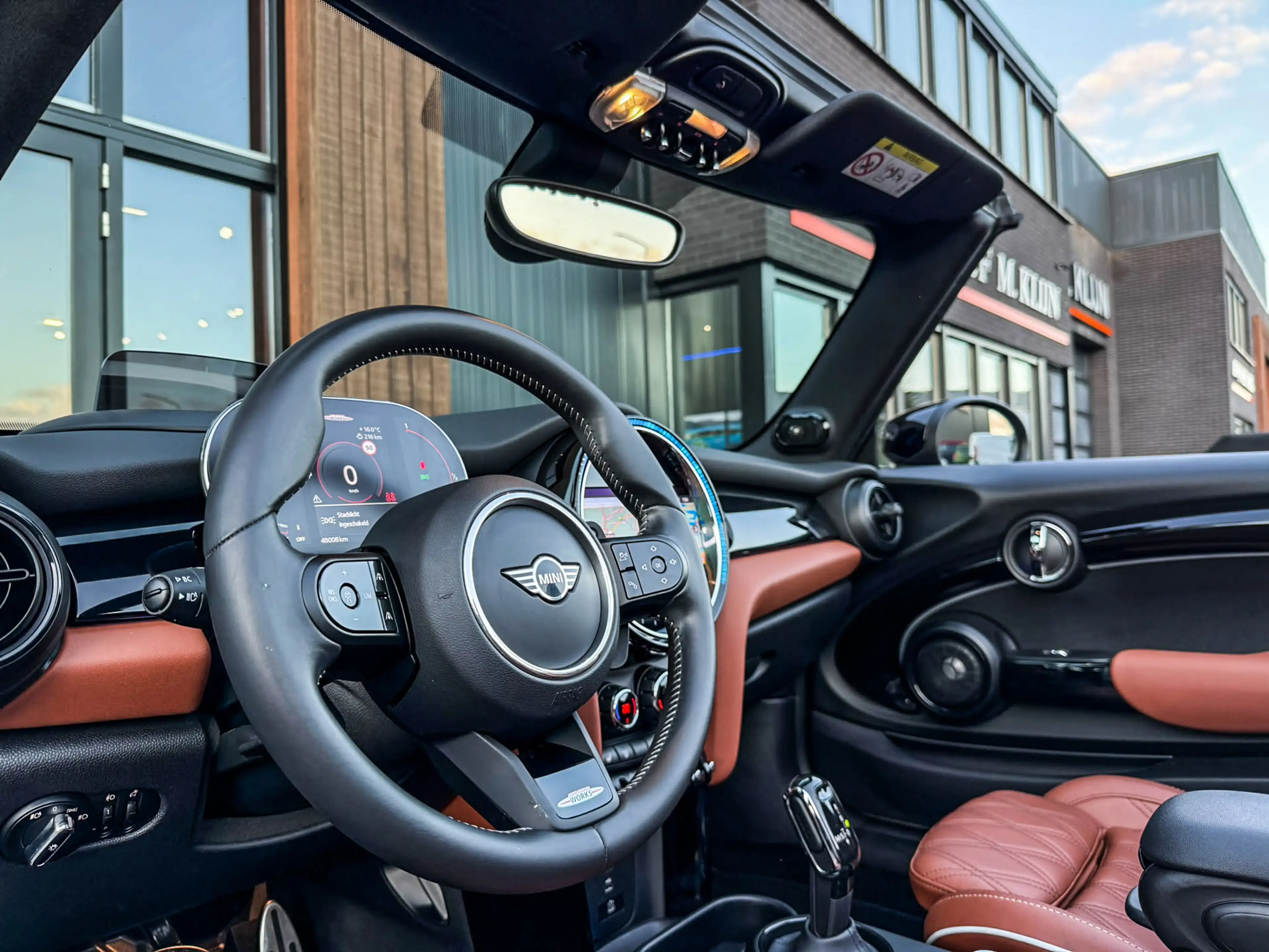 MINI John Cooper Works Cabrio 2.0 JCW Pack F1 aut 231pk/Rooftop grey/Bruin leer/ — photo 8