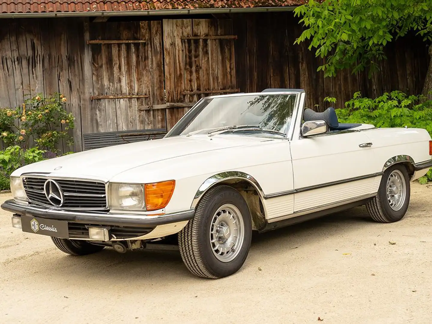 Mercedes-Benz SL 280 R107 - Nur 41.000 km! Erstlack! Schalter! Bílá - 2