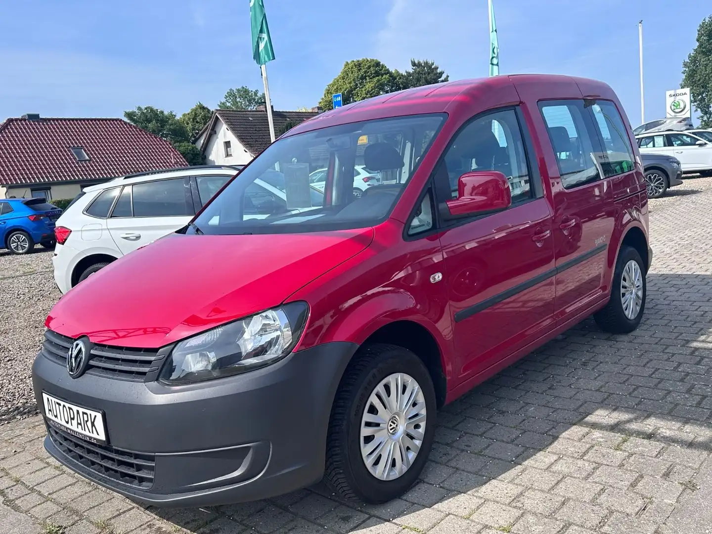 Volkswagen Caddy Kasten/Kombi JAKO-O BiFuel*NAVI*1.HAND* Rojo - 1