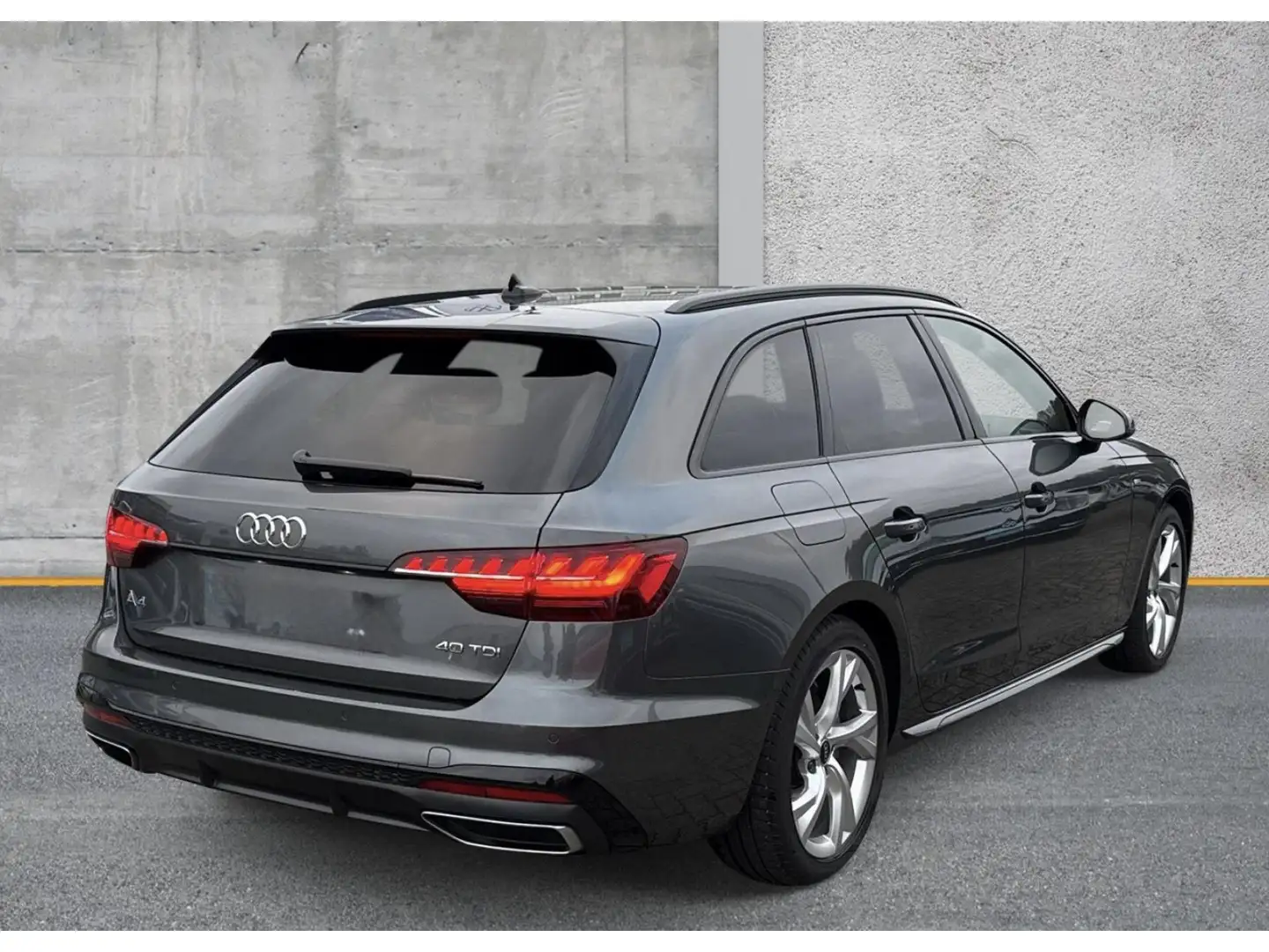 Audi A4 Avant 2.0 40 TDI - 204 - BV S-tronic  AVANT BREAK  Gris - 2