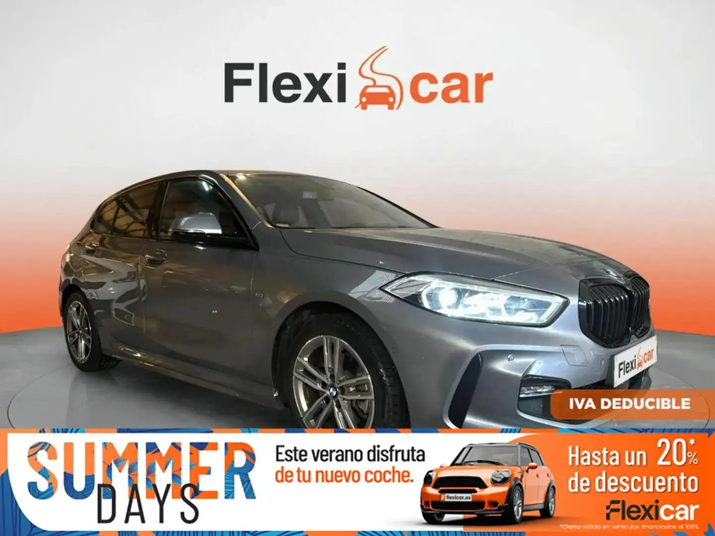 BMW 118 118d Gris - 1