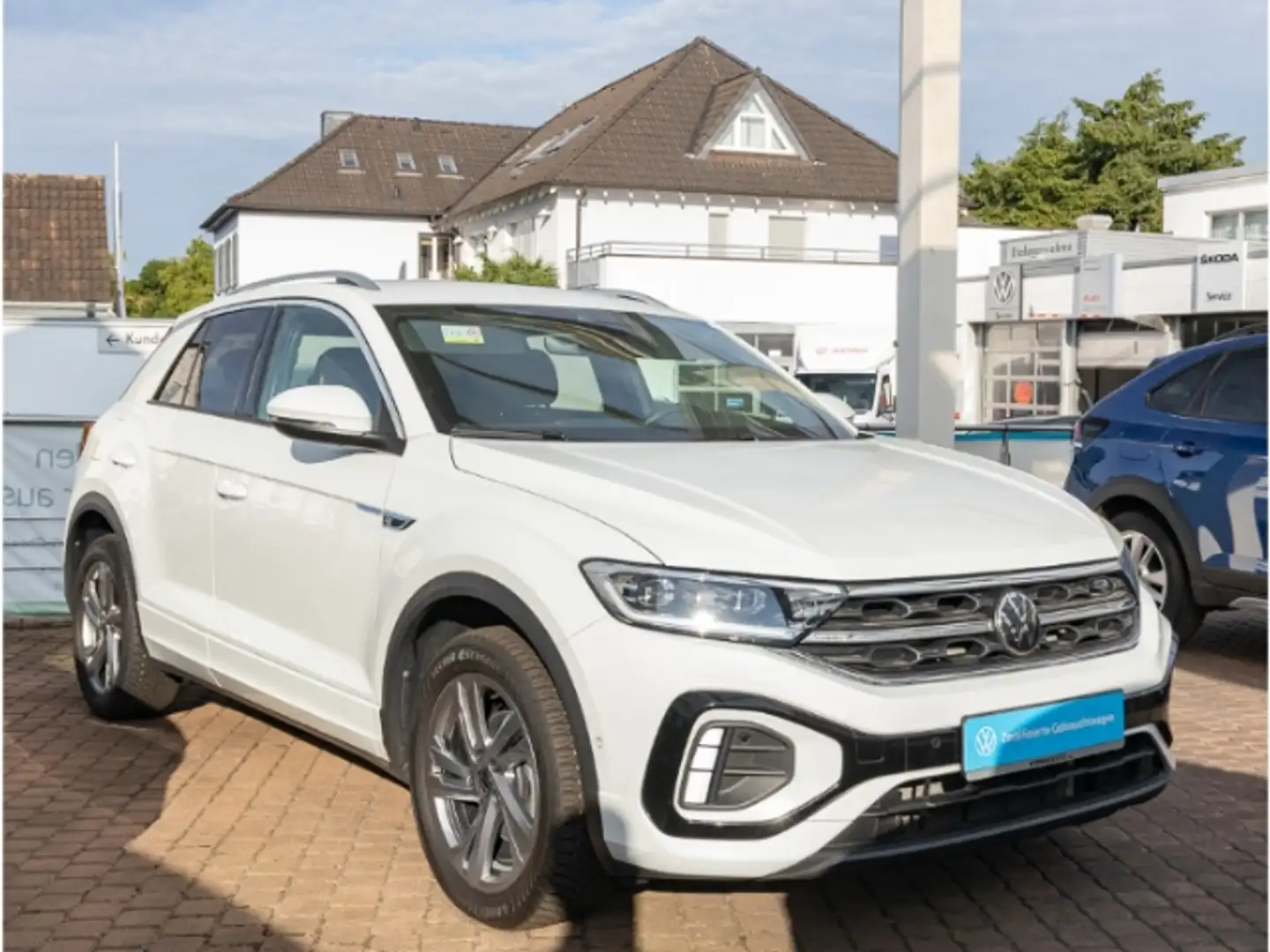 Volkswagen T-Roc R-Line 1.5 TSI +ALLW+AUT+RFK+KLI+LHZ+LED++ Blanc - 2