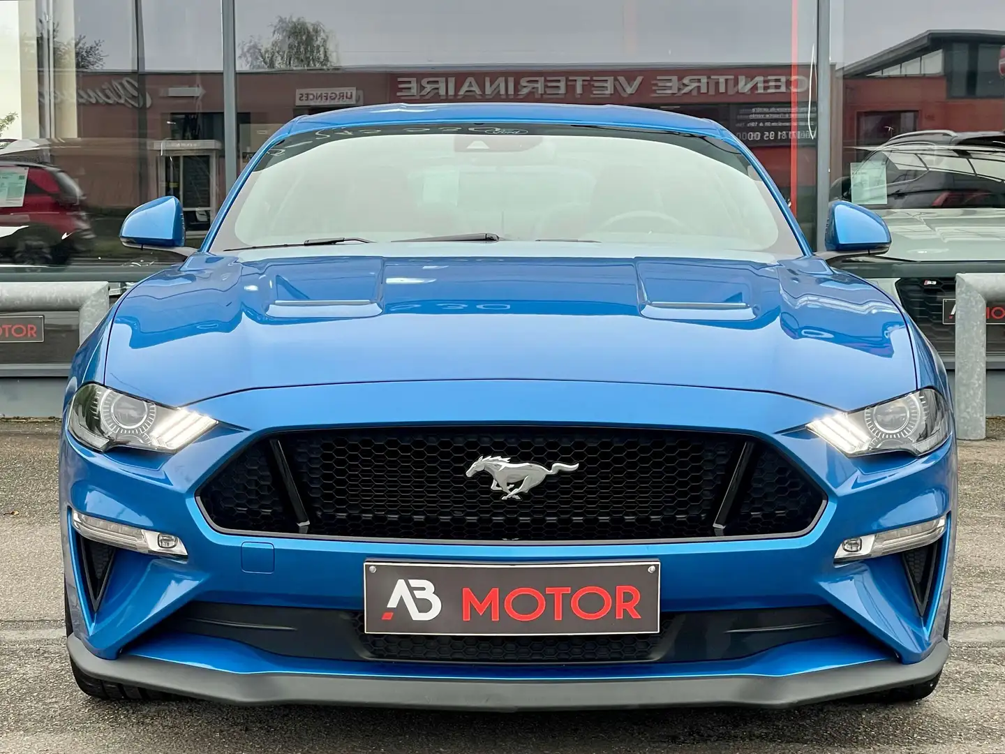 Ford Mustang 5.0 V8 GT 450CV TVAC ACC GPS CAM CARPLAY 1ERE MAIN Bleu - 2
