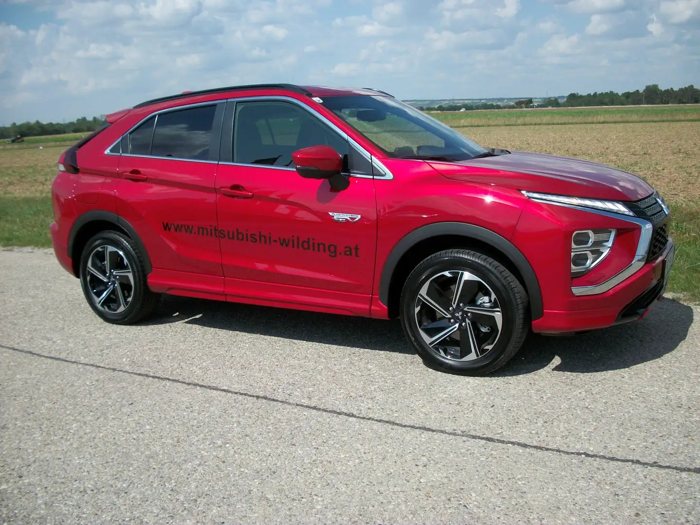 Mitsubishi Eclipse Cross 2,4 PHEV 4WD Diamond  Leder inkl.... Rot - 2