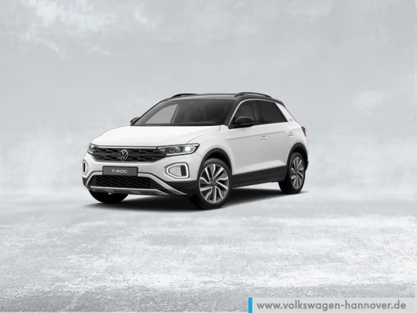 Volkswagen T-Roc 2.0 TDI DSG Goal Navi AHK LED Kamera ACC D Weiß - 2