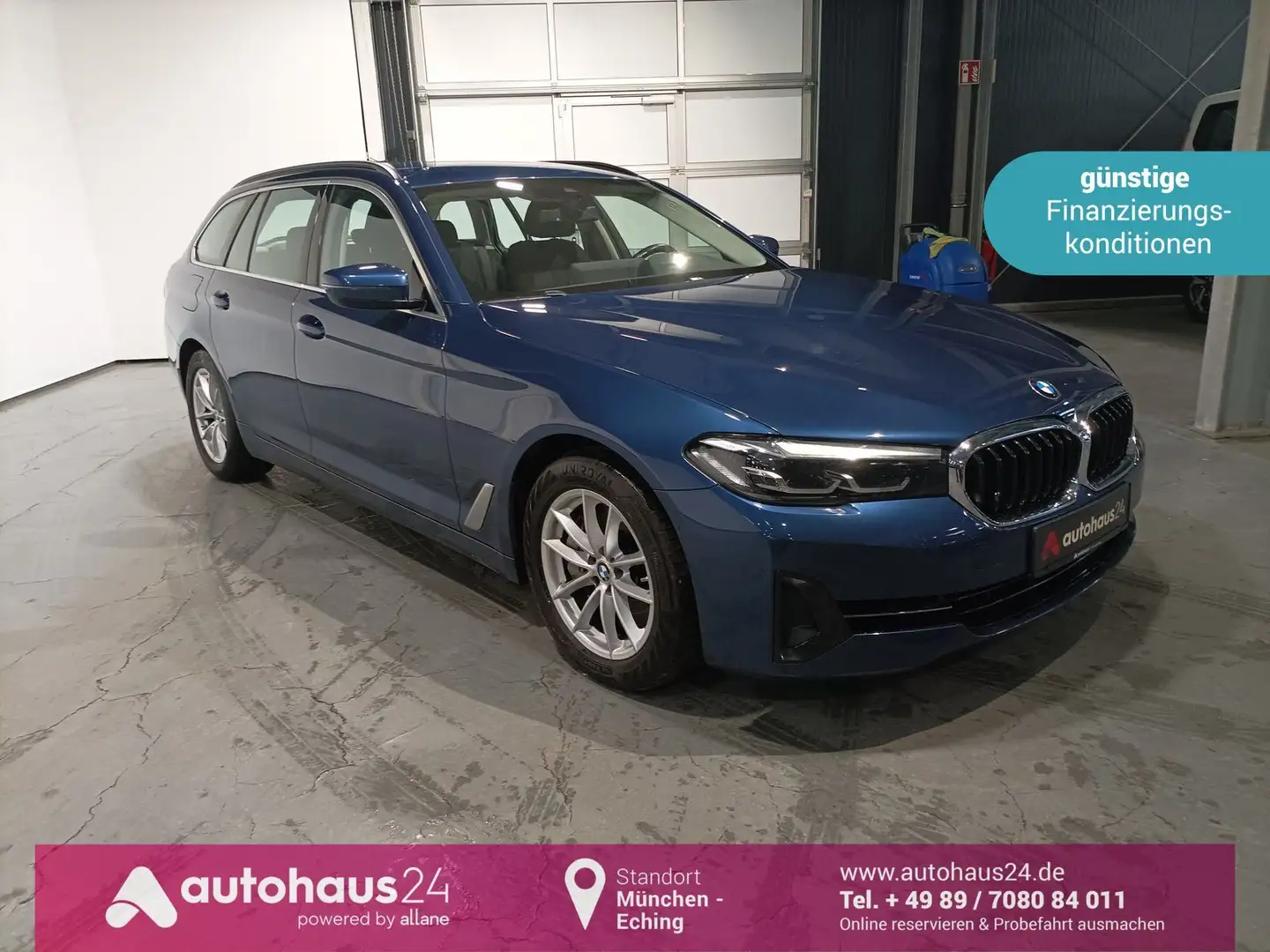 BMW 540 i MHD xDrive LED|Navi|PDC|Kamera|SHZ Blau - 1