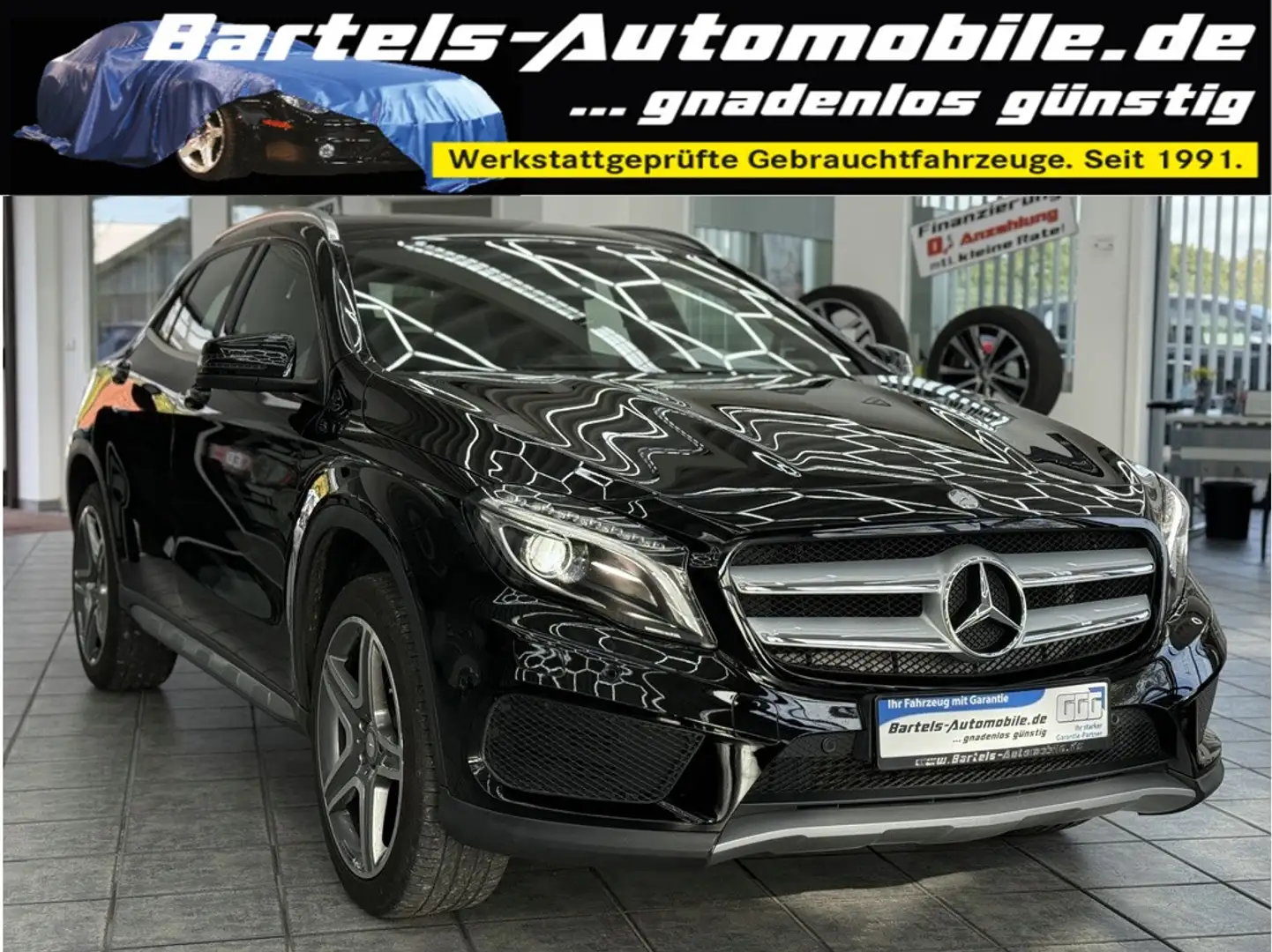 Mercedes-Benz GLA 200 CGI AMG Line, Leder, Navi, Bi-Xenon Schwarz - 1