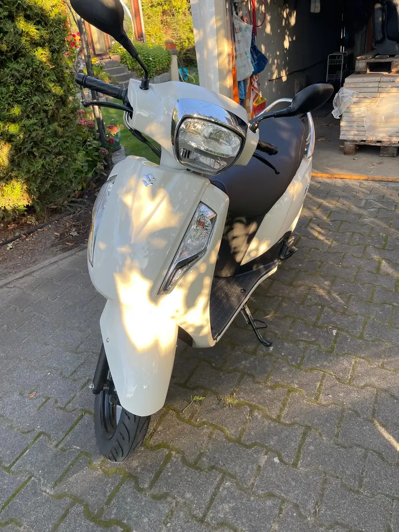 Suzuki Address 125 Blanc - 1