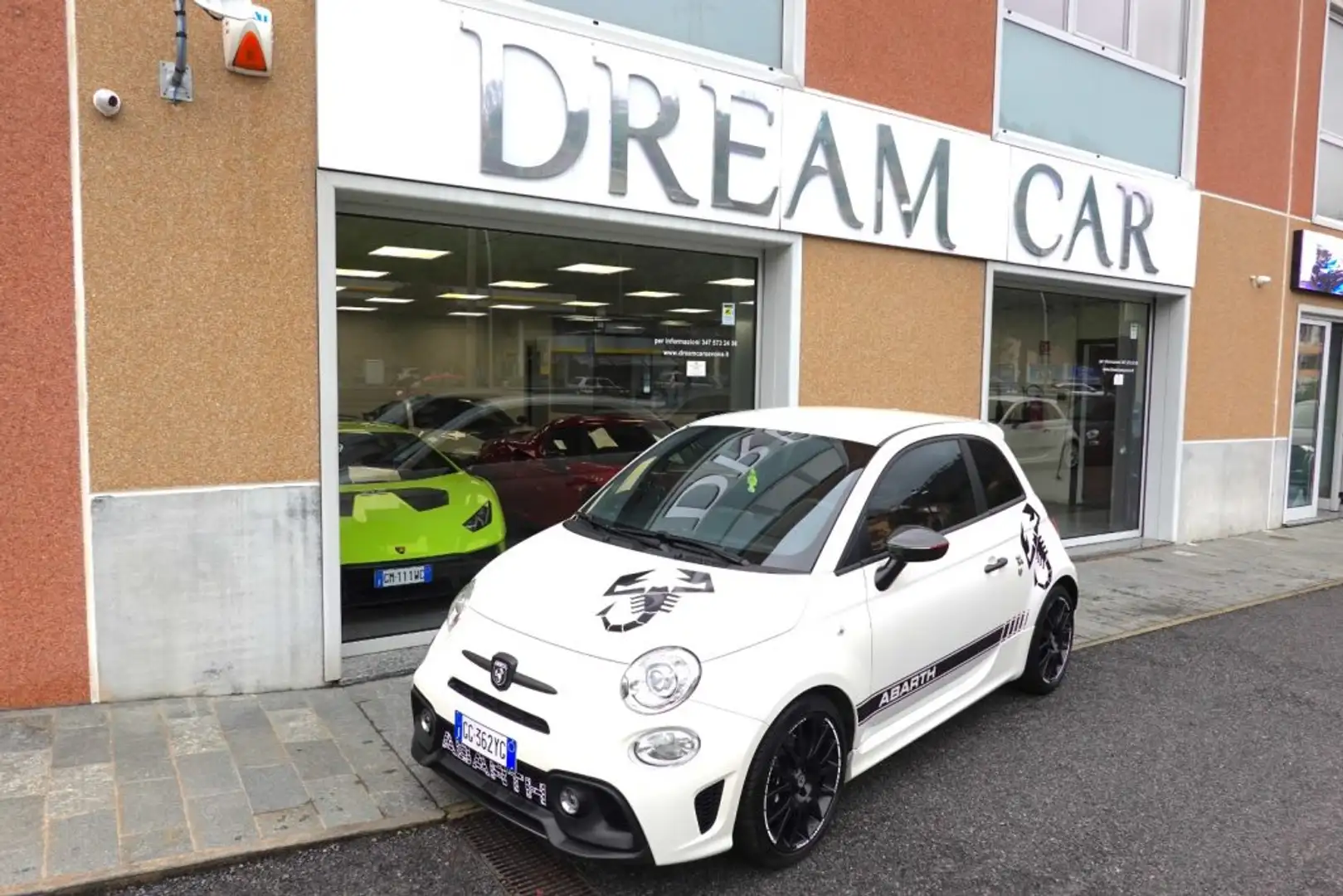 Abarth 595 Competizione 1.4 T-Jet 180 CV SABELT CARBONIO-BEATS-XENO White - 1