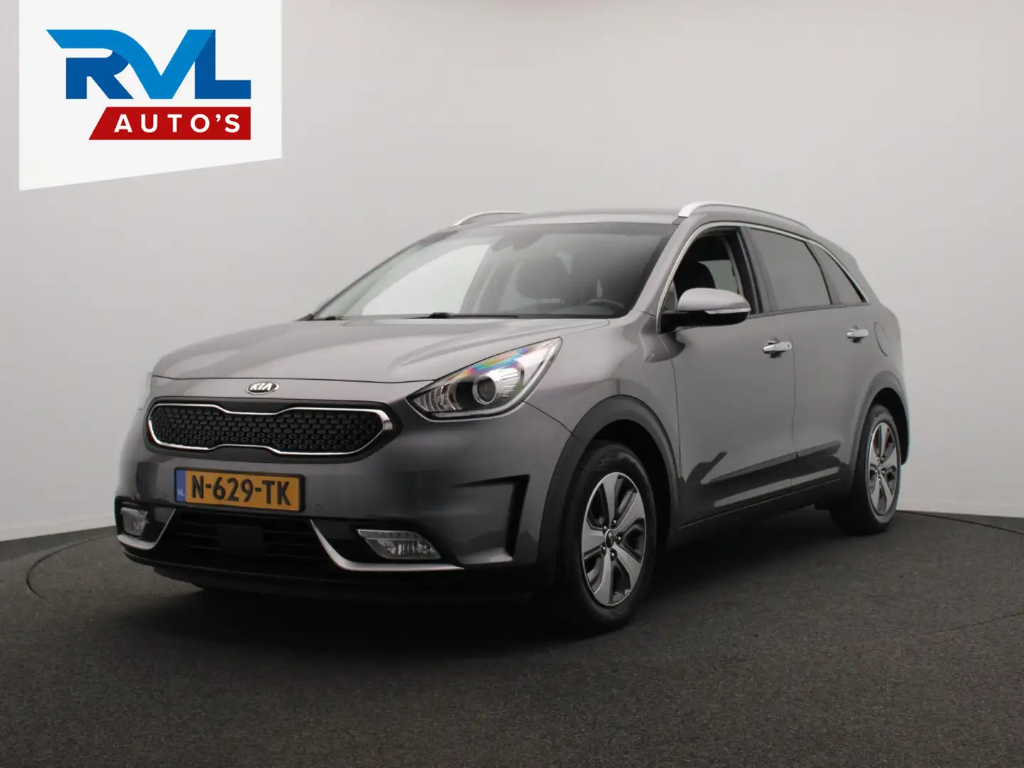 Kia Niro 1.6 GDi Hybrid DynamicLine Trekhaak Navigatie 1/2 Сірий - 1