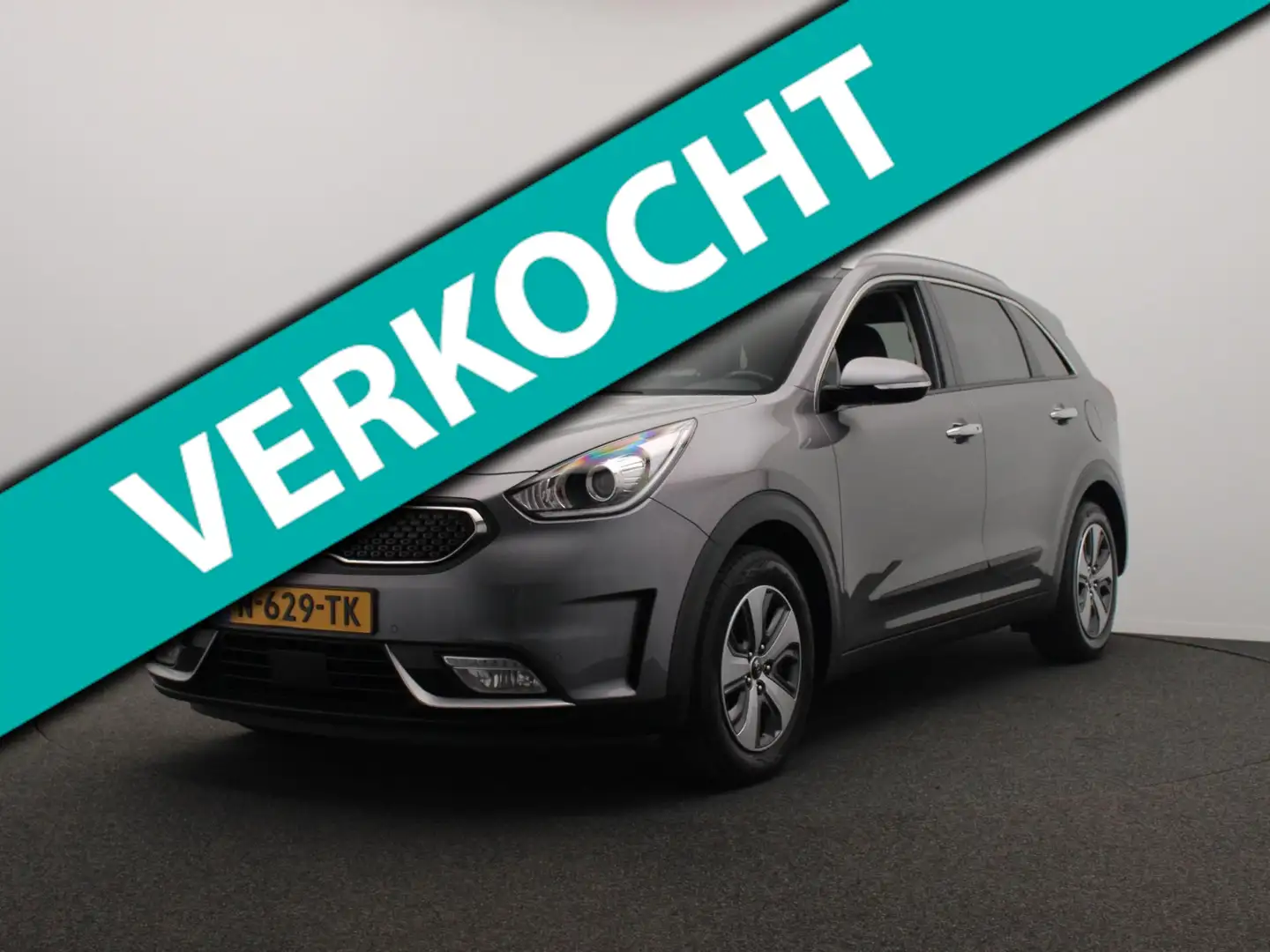 Kia Niro 1.6 GDi Hybrid DynamicLine Trekhaak Navigatie 1/2 Grey - 1