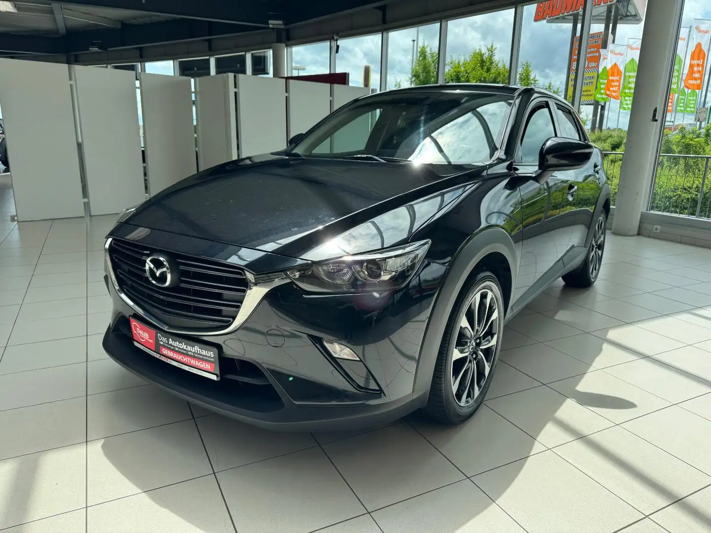 Mazda CX-3 CX3 2.0 SKYACTIV-G 121 SIGNATURE+NAVI+ALU+KLIMA Zwart - 1
