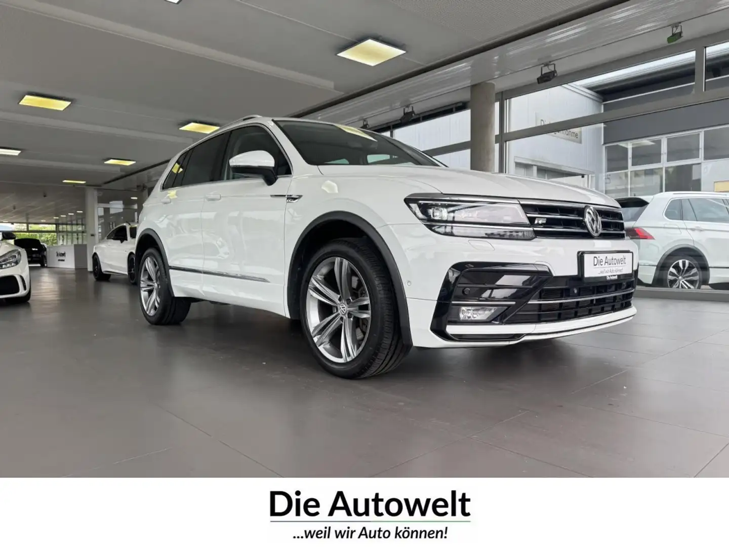 Volkswagen Tiguan High 4Mo 2.0 TDI DSG R-LINE NAVI ACC AHK Klima Weiß - 1