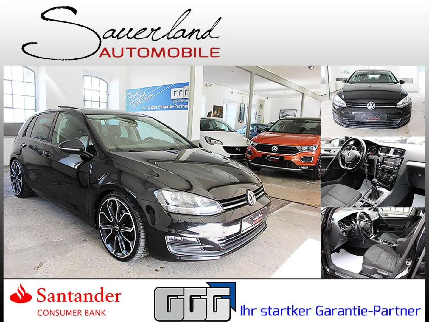 Volkswagen Golf VII Lim. Cup BI-XENON PANO KAMERA DYNAUDIO Negro - 1
