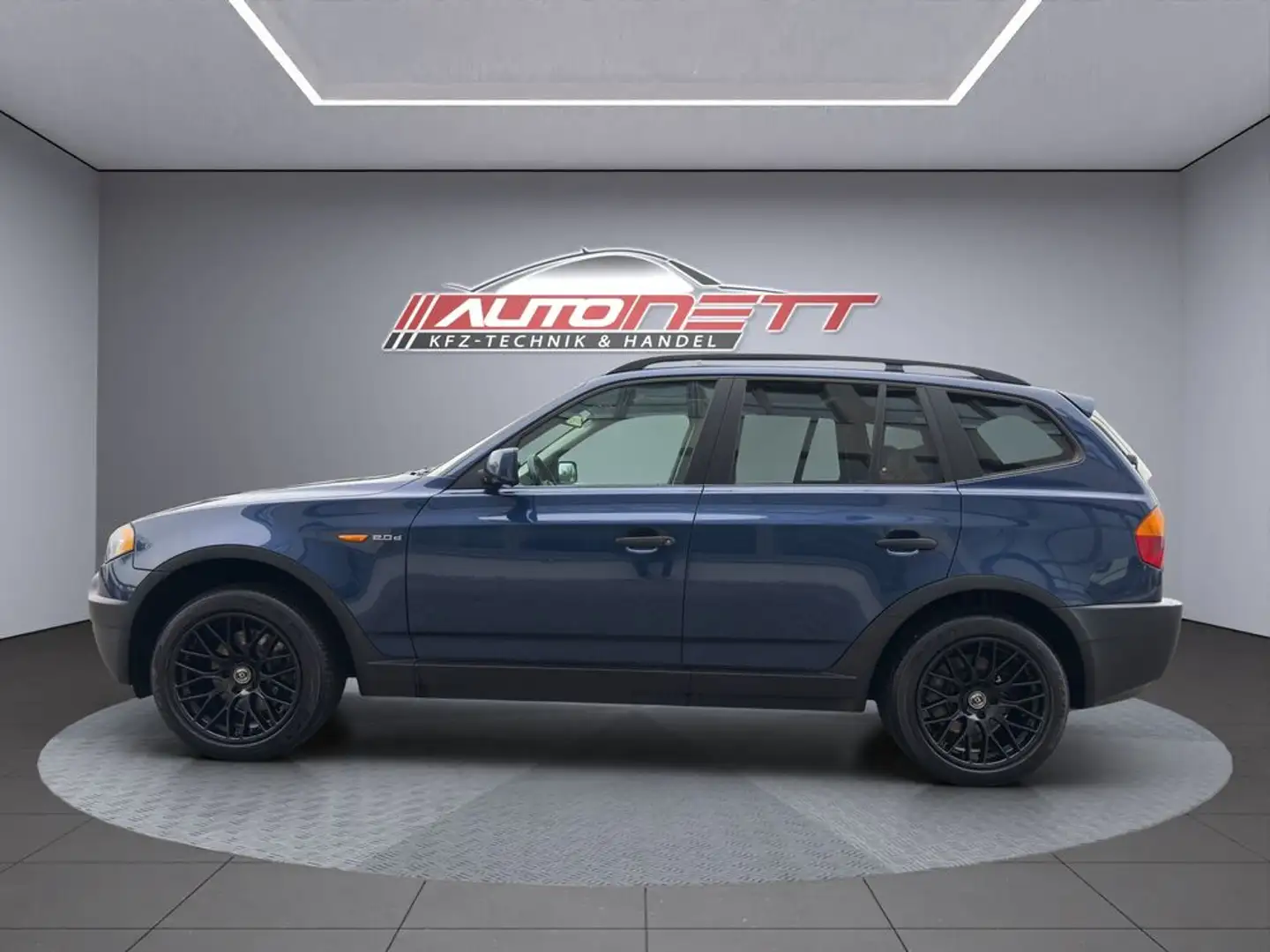 BMW X3 2.0d Bleu - 2