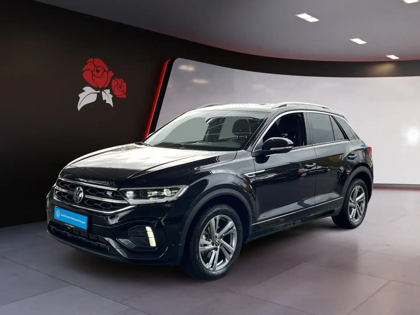 Volkswagen T-Roc 1,5 TSI DSG R-Line AHK Kamera LED Noir - 2