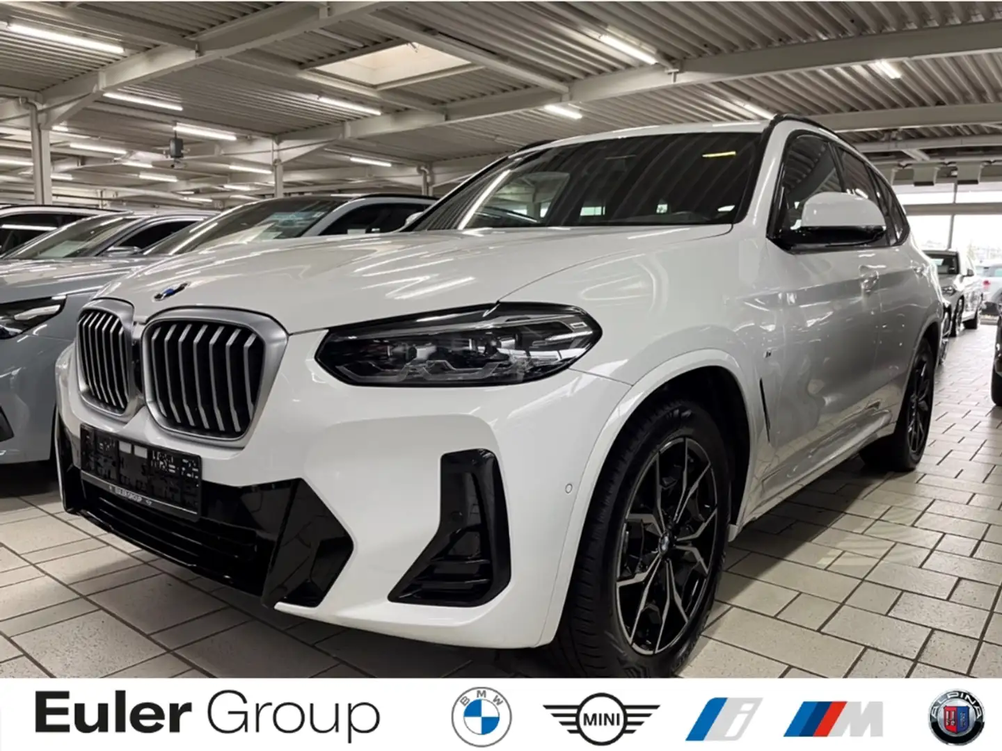 BMW X3 xDrive 20d A M Sport Navi 360 Grad LED ParkAss+ SH Weiß - 1