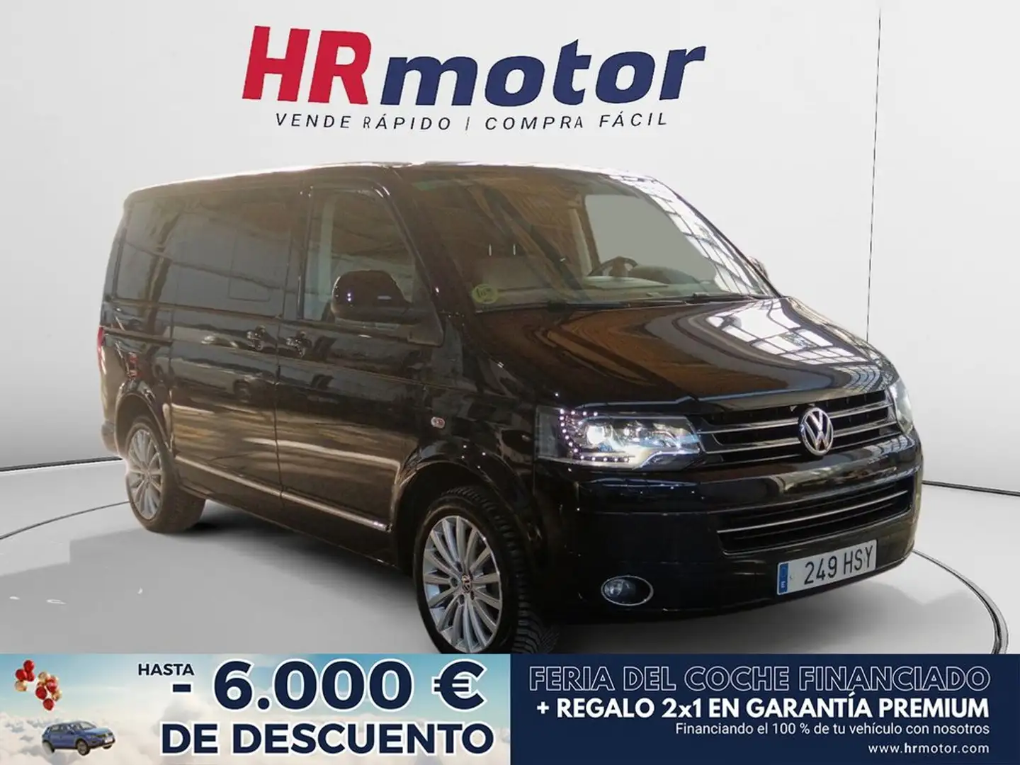 Volkswagen Transporter Multivan Highline Negro - 1