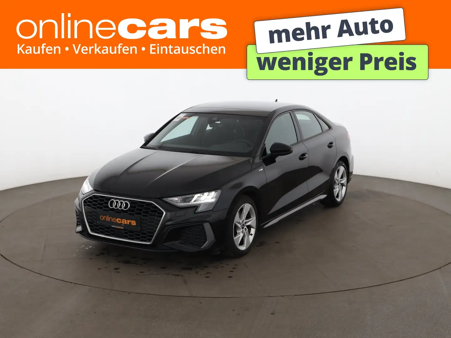 Audi A3 Limousine 30 TDI S-Line LED SKY LEDER TEMP Schwarz - 1
