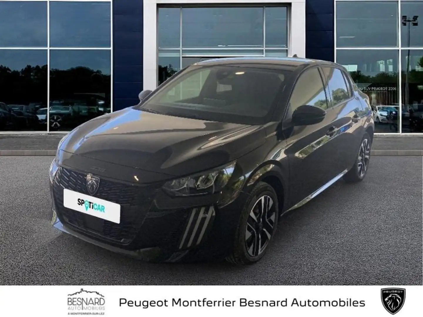 Peugeot 208 1.2 Hybrid 100ch Allure e-DCS6 Noir - 1