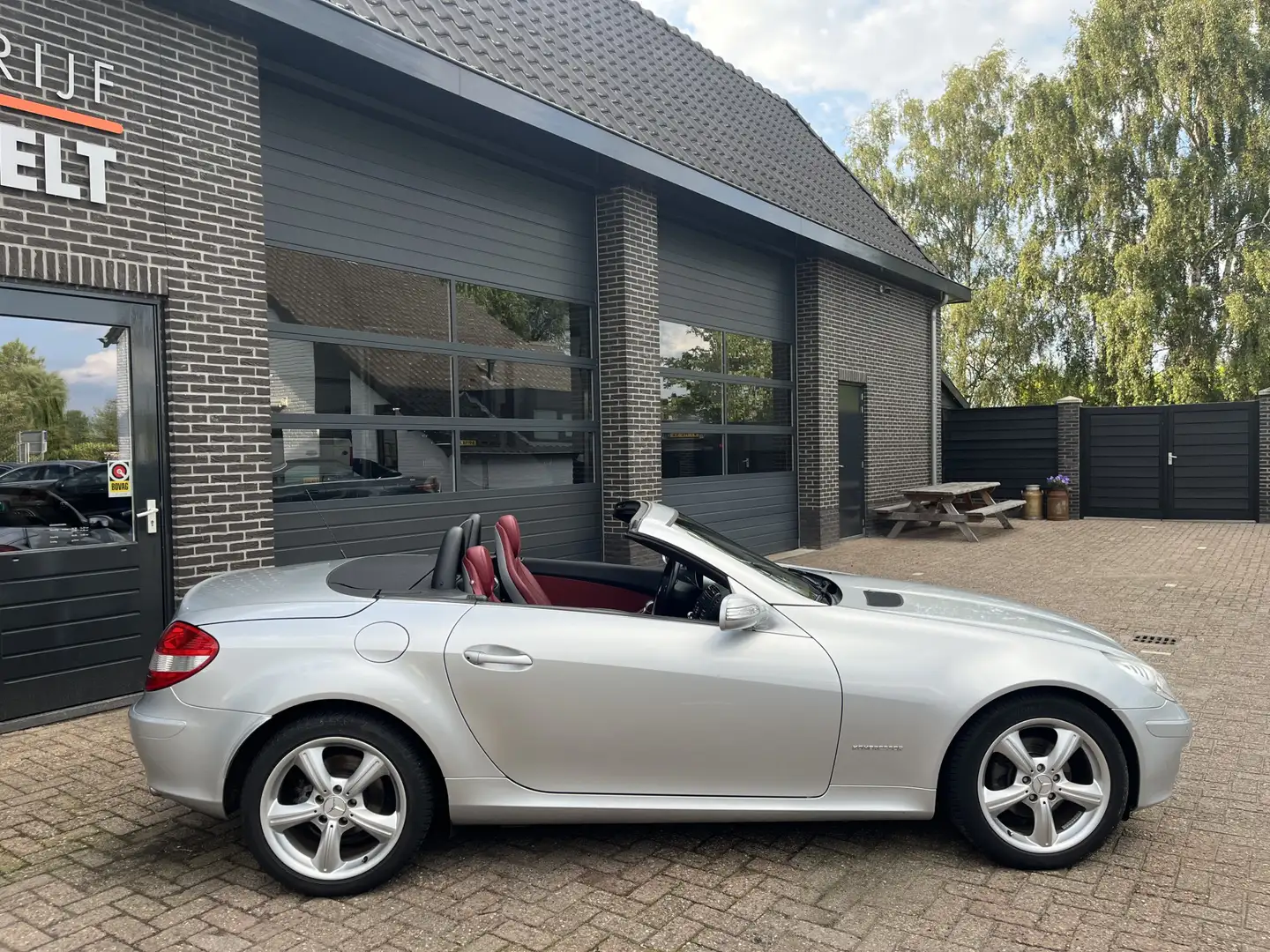 Mercedes-Benz SLK 200 K. Leer , Navi , Cruise Grijs - 2
