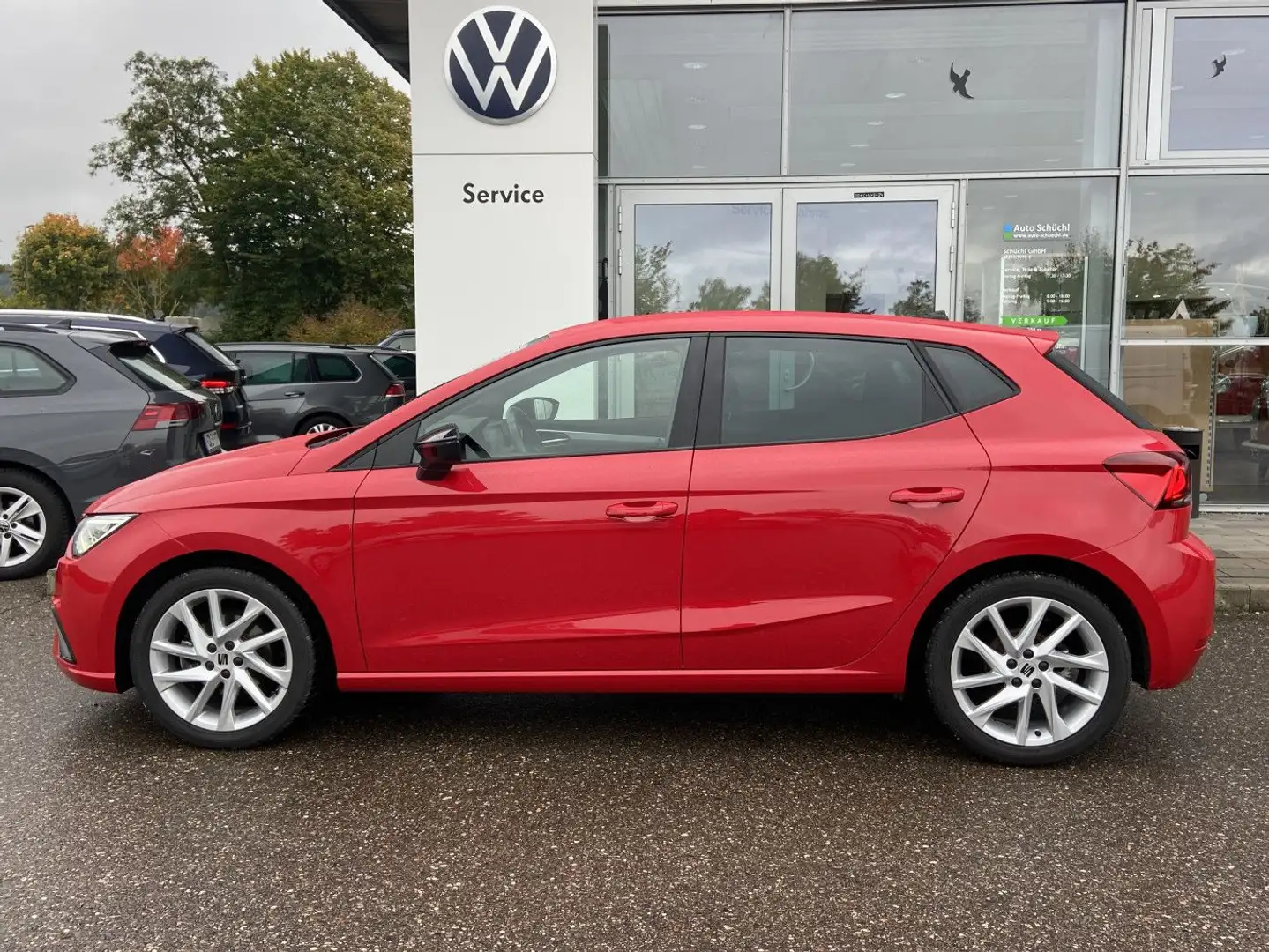 SEAT Ibiza 1.0 TSI FR-Line NAVI-PRO+LED+VIRTUAL-COCKP Rot - 2