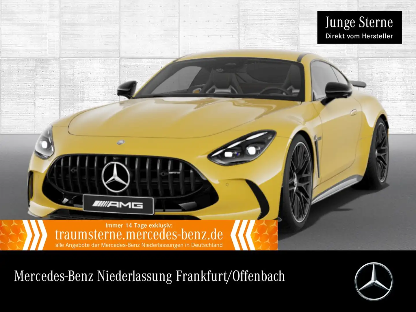 Mercedes-Benz AMG GT 63  Cp. 4M AeroPak Perf-Sitze 360° Night Gelb - 1