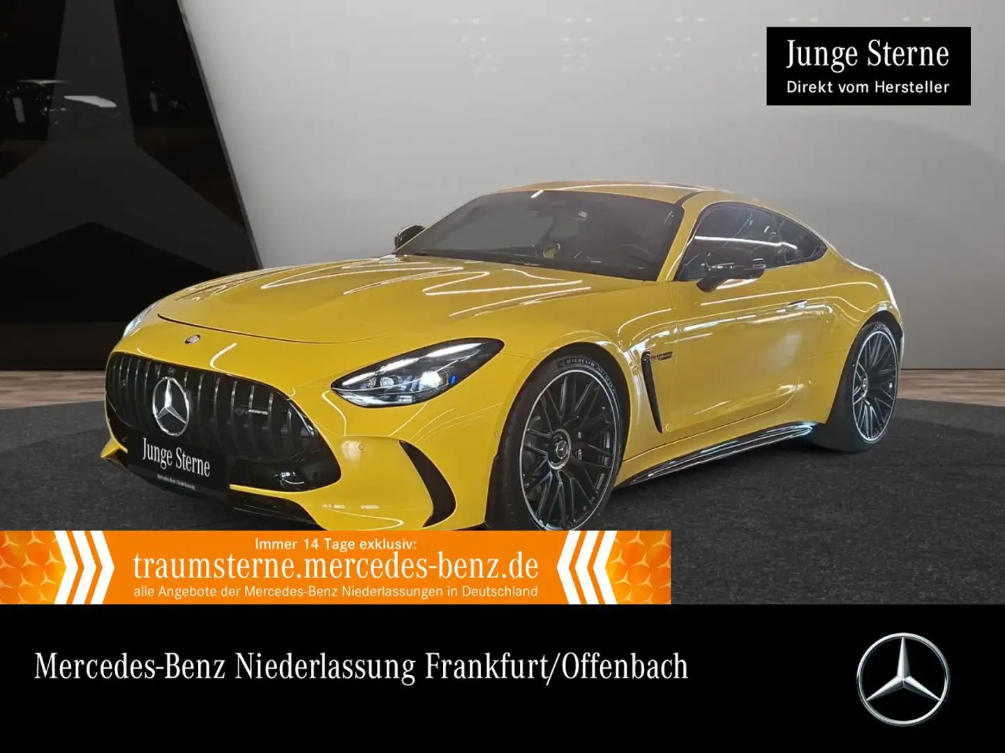 Mercedes-Benz AMG GT 63  Cp. 4M AeroPak Perf-Sitze 360° Night Jaune - 1