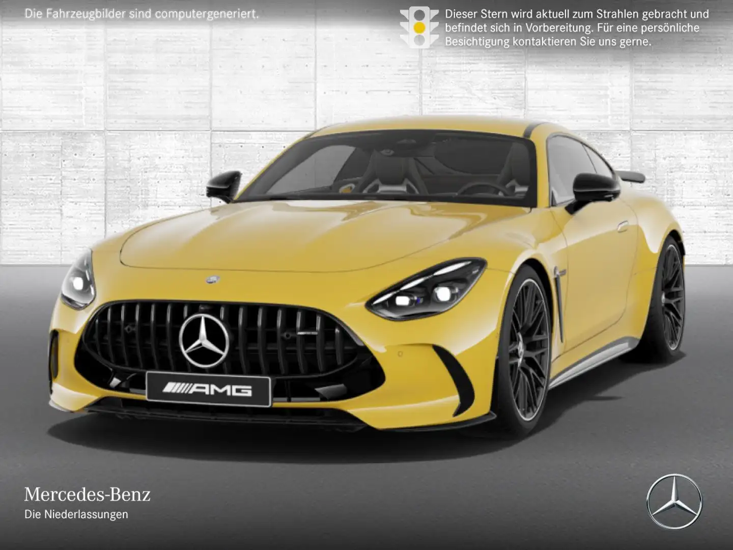 Mercedes-Benz AMG GT 63  Cp. 4M AeroPak Perf-Sitze 360° Night Gelb - 2