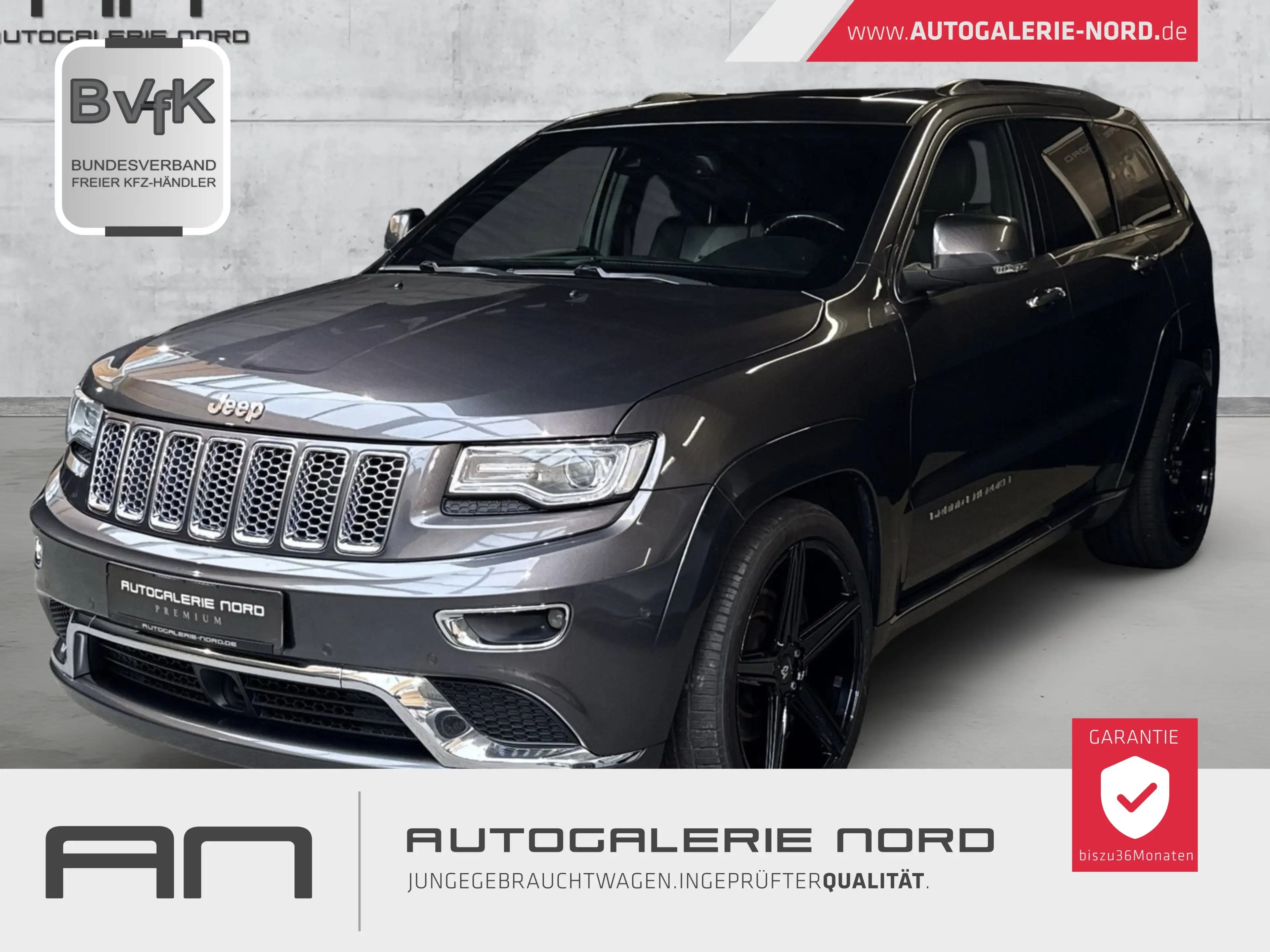 Jeep Grand Cherokee Summit Pano+Leder+Standh+H/K+22°MB