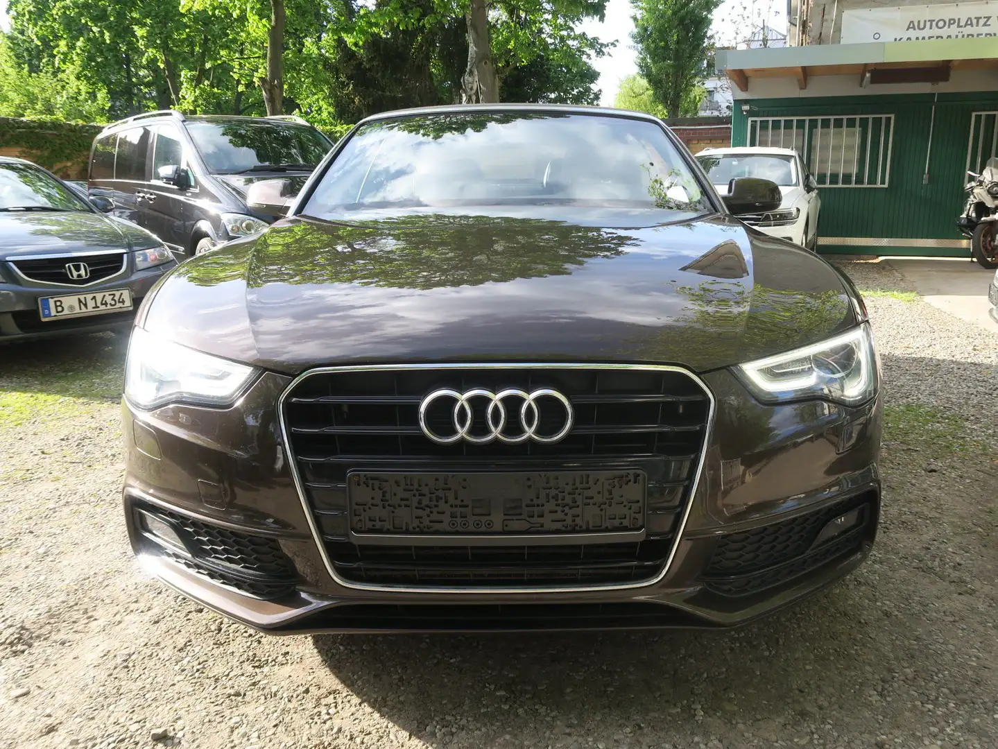 Audi A5 Cabrio 3.0 TDI S-Line 19Zoll Xenon Leder interface Kahverengi - 2