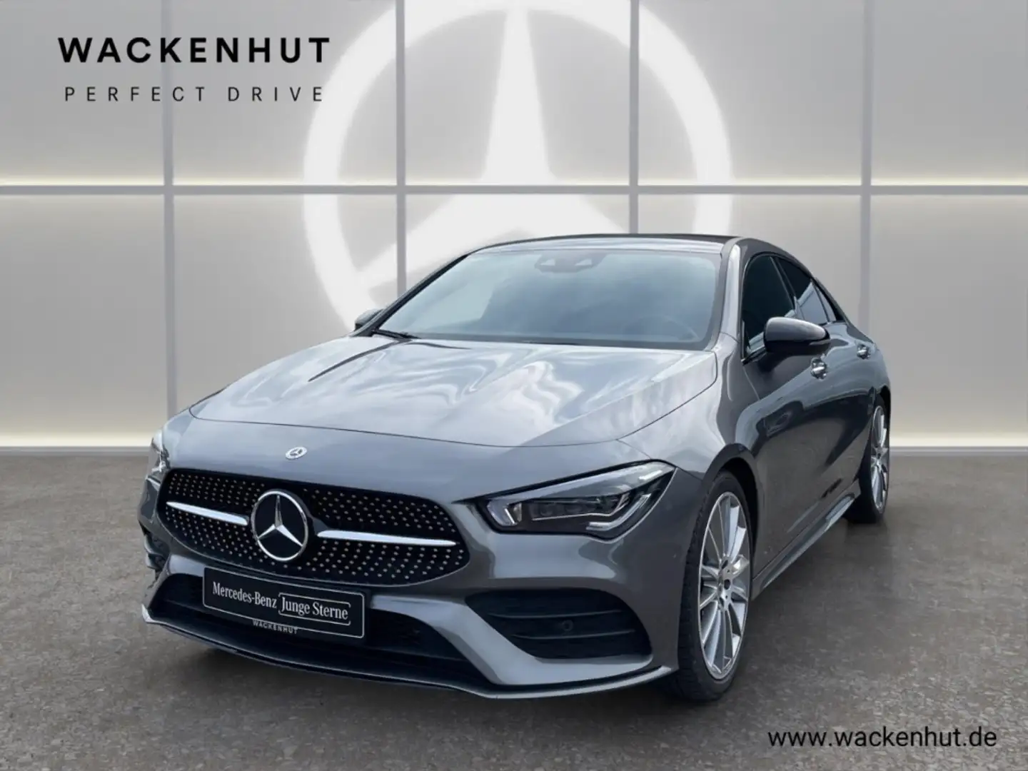 Mercedes-Benz CLA 220 d AMG NIGHT+BUS+RFK+TOTW+VERK.ASS+MULTIB Grigio - 2