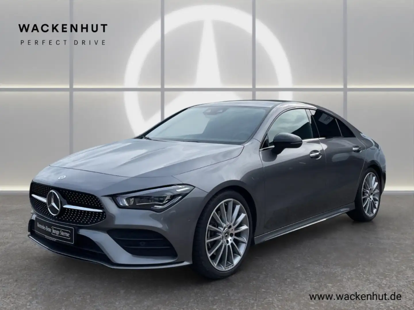 Mercedes-Benz CLA 220 d AMG NIGHT+BUS+RFK+TOTW+VERK.ASS+MULTIB Grigio - 1