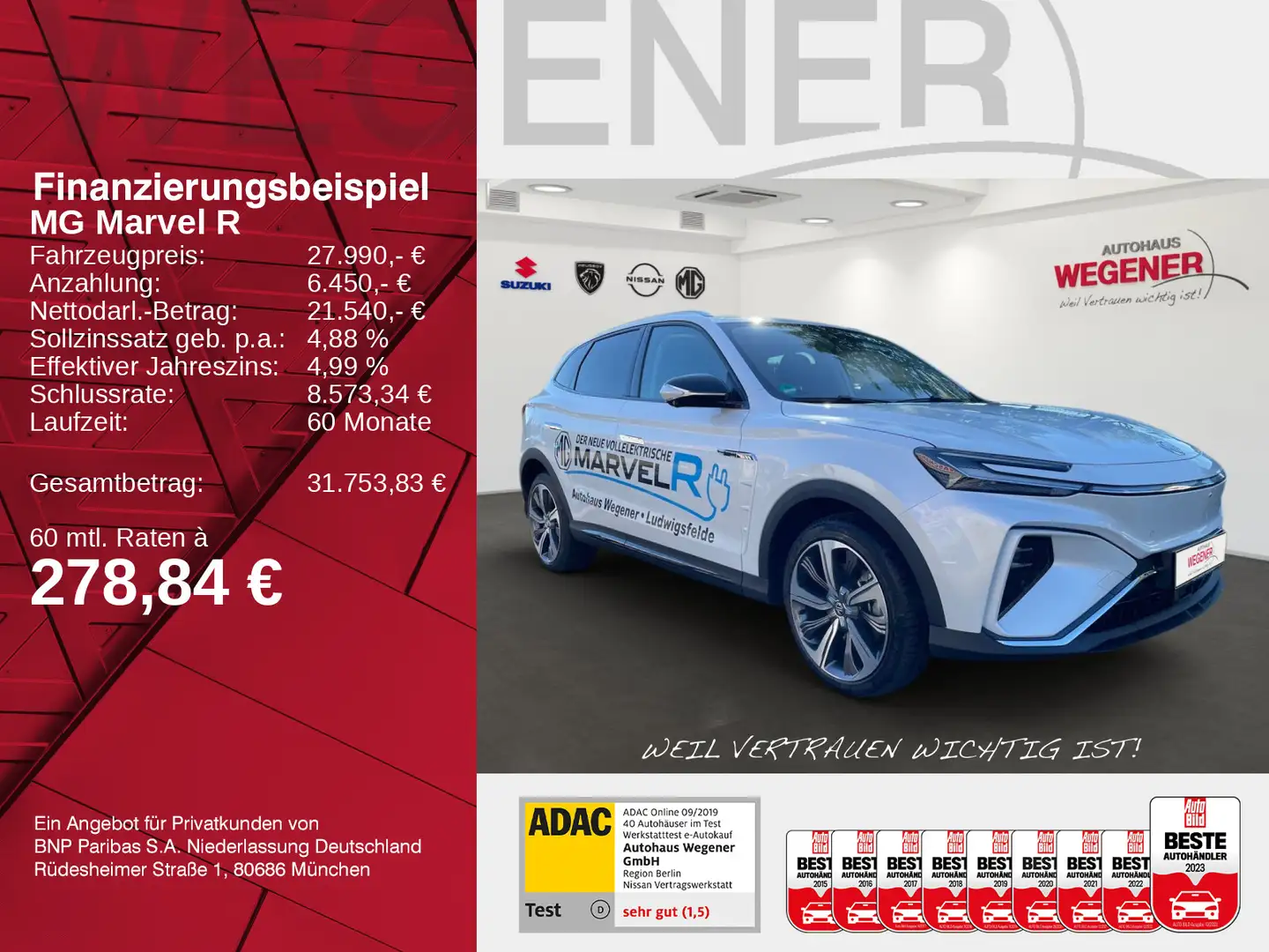 MG Marvel R MARVEL R LUXURY /360/19"/CarPlay/Android/CarPlay Weiß - 2