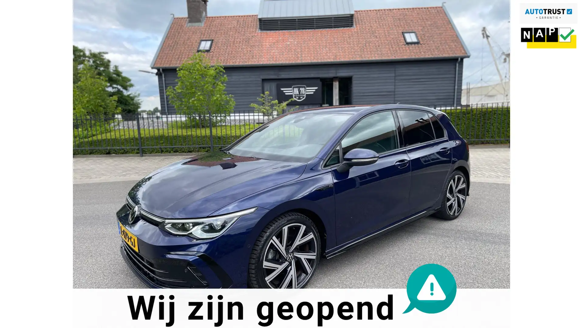 Volkswagen Golf 1.5 TSI 2X R-LINE CAMERA VIRTUAL DISPLAY SFEERVERL Blau - 1