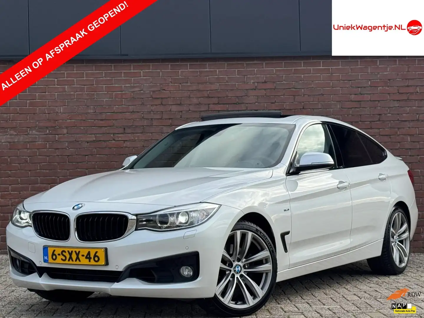 BMW 328 3-serie GT 328i HIGH EXECUTIVE | NL-AUTO! | 1E EIG Blanc - 1