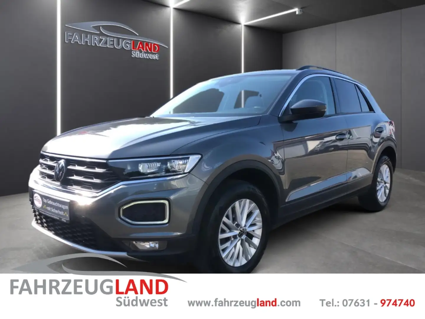 Volkswagen T-Roc Style 1.5 TSI Android Auto Apple Carplay ACC LED P Grau - 2