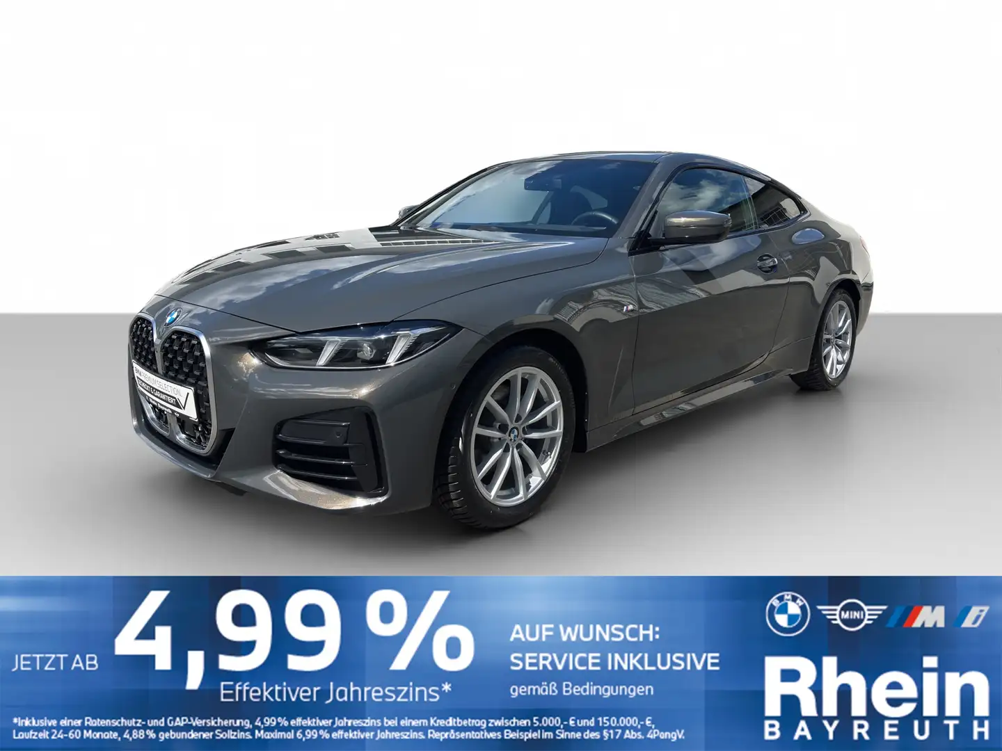 BMW 420 i Coupé M Sport Navi LED ACC Park Sitze el. Navi L Gri - 1