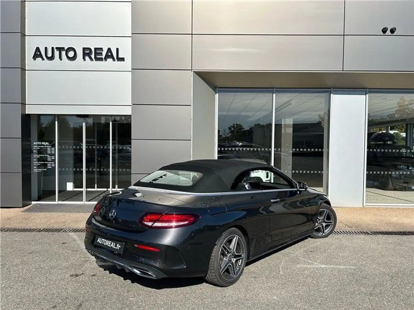 Mercedes-Benz C 220 CABRIOLET Cabriolet 220 d 9G-Tronic AMG Line Gris - 2